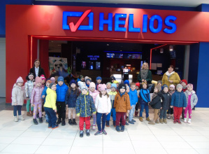 Wyjazd przedszkolaków do kina Helios