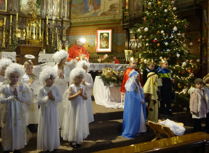 Jasełka Bożonarodzeniowe w Kościele Parafialnym w Gorzkowicach.