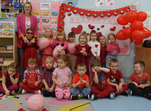 Walentynki w Przedszkolu Samorządowym w Gorzkowicach.
