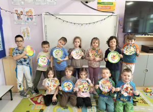 Skąd się biorą produkty ekologiczne – realizacja zajęć w Przedszkolu Samorządowym w Gorzkowicach.