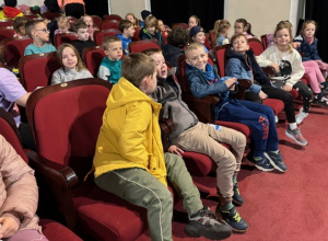 Wycieczka przedszkolaków do MOK-u w Piotrkowie Trybunalskim.