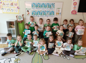 Dzień Ziemi w Przedszkolu Samorządowym w Gorzkowicach.